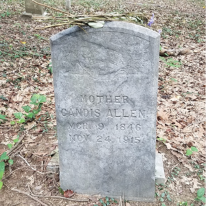 Candis Allen headstone