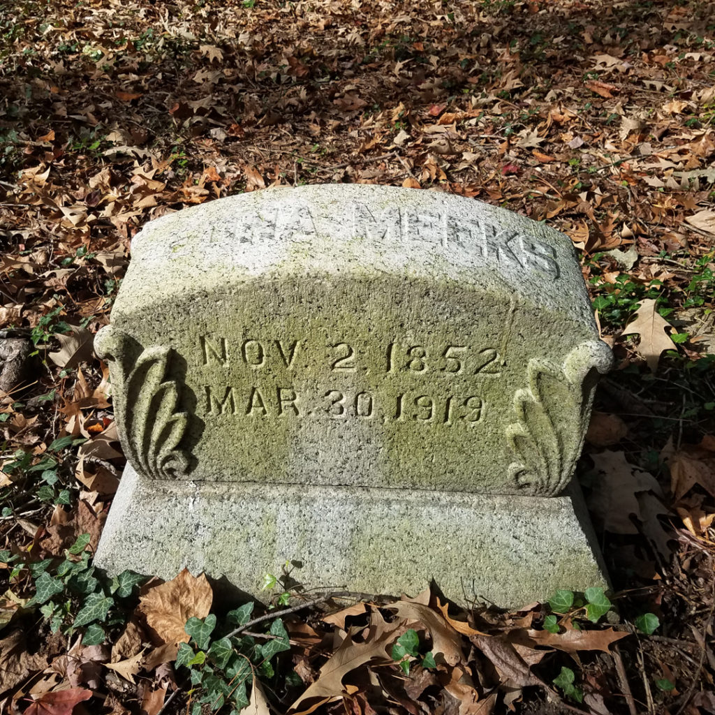 Edna Meeks headstone